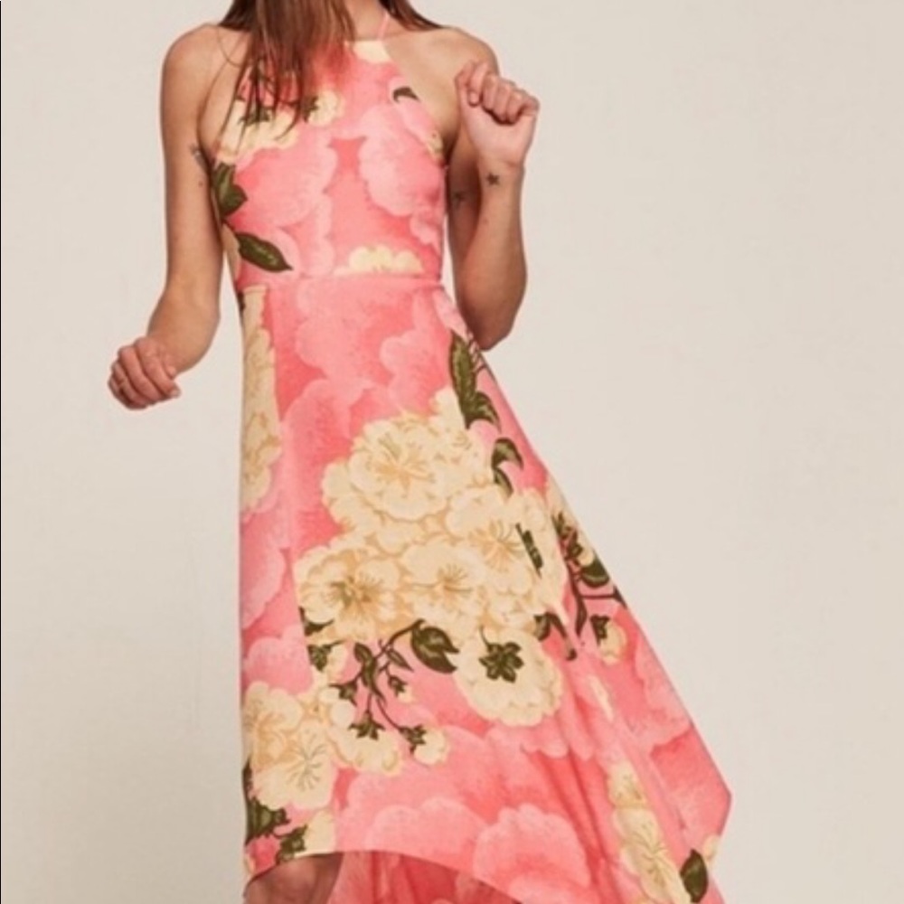 Reformation. Size 4. Waverly Hanoi Pink Floral dress.